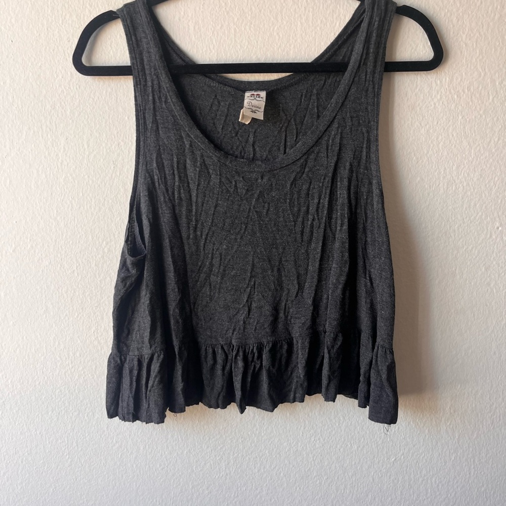 Devine super soft gray top size medium